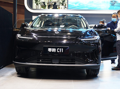 2021上海车展：零跑C11性能版展台实拍